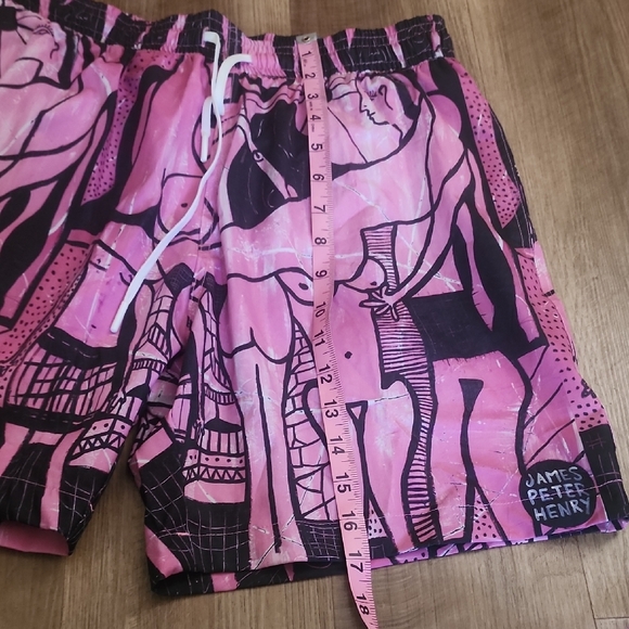 Swiminista X James Henry Pink Swim Shorts - Picture 7 of 8